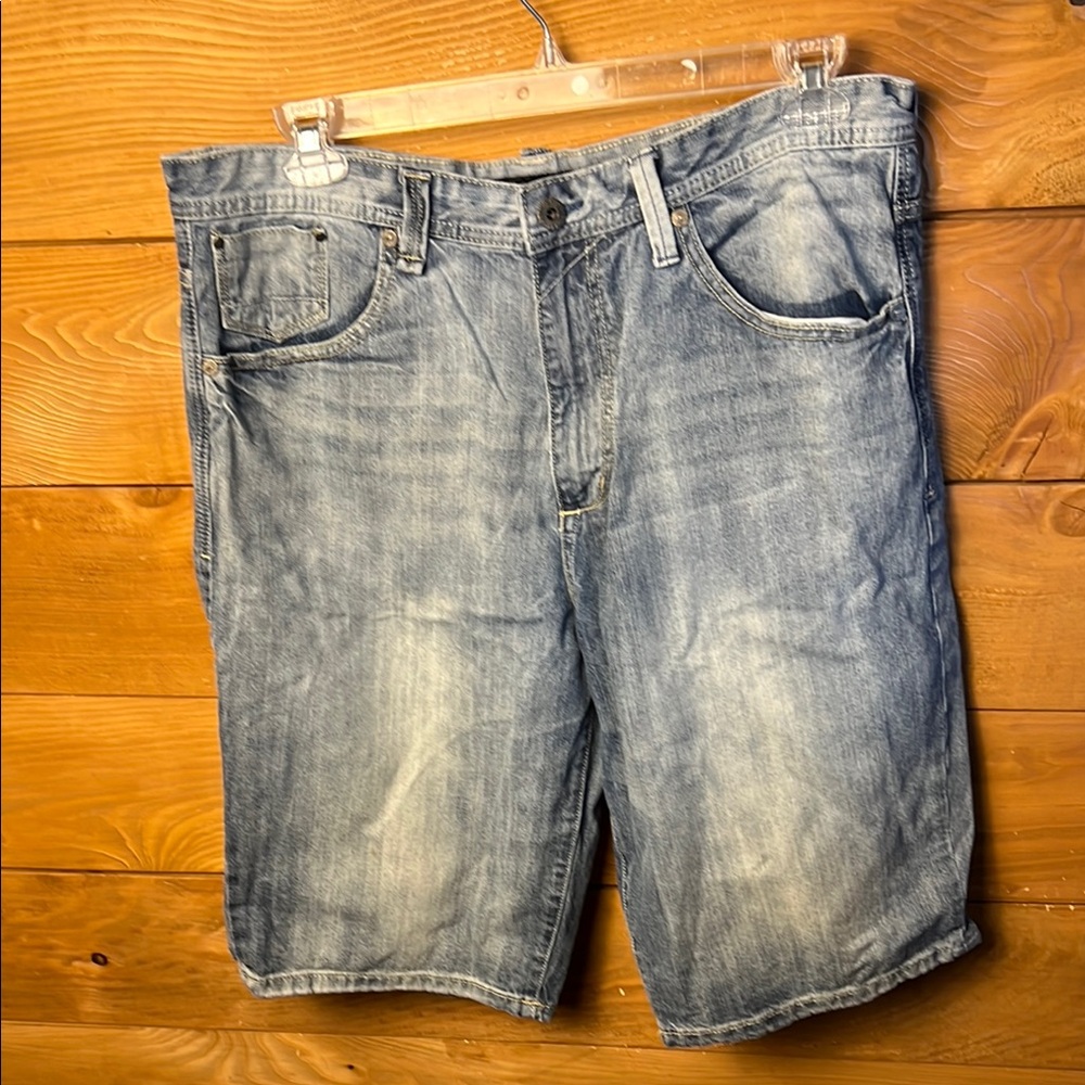 Sean John Baggy Men Hip Hop Skater Grunge Jeans Shorts Size 38 Jorts Vintage Y2K